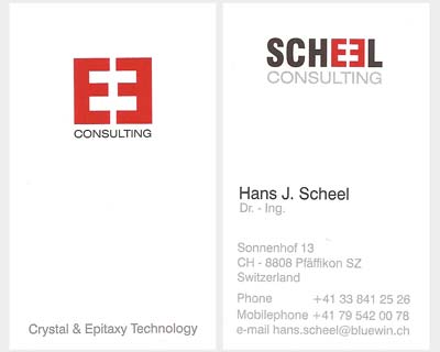 SCHEEL CONSULTING