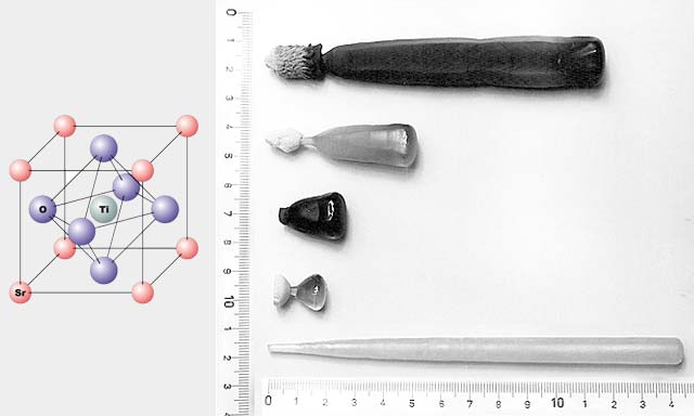 SrTiO3-Structure and Verneul-grown SrTiO3-crystals